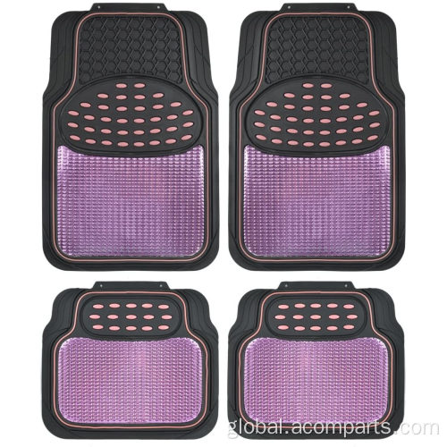 club car floor mat Metallic Rubber Floor Mats for Car SUV Truck Factory